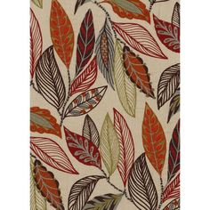 Mulberry FOREST LEAVES RED/PLUM Fabric Scandinavian Floral Linen Fabric Plum, Outdoor Drapery, Home Forest, Forest Leaves, Mulberry Home, Mulberry Color, Red Plum, Bath Pillows, Drapery Hardware