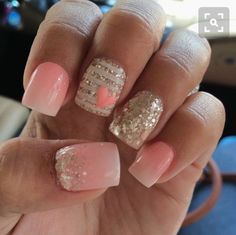 Nails April, Bright Summer Nails Designs, Pink Nail Art Designs, Bright Summer Nails, Manicure Gel, Heart Nail, Heart Nail Art, Nail Designs Valentines, Pink Nail Art