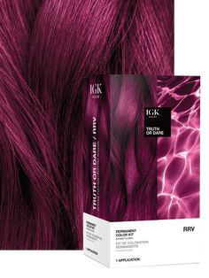 Colorist-developed at-home hair color, with safe and effective ingredients for vibrant, dimensional color. Clinically proven to leave hair 15x shinier*, with 40% reduced breakage and 88% softer and smoother strands**. Easy-to-apply, clean, high-performing formulas that won’t compromise hair health and are proudly vegan, cruelty-free, gluten-free and ammonia-free. *Based on the results achieved on shade 1B: results may vary per shade; results compared to untreated control. **Compared to untreated Red Hair Gloss, Natural Hair Dye Colors, Fall Hair Color For Brunettes 2024, Raspberry Hair Color, Raspberry Hair, Dark Pink Hair, Virtual Consultation, Red Violet Hair, Parting Hair