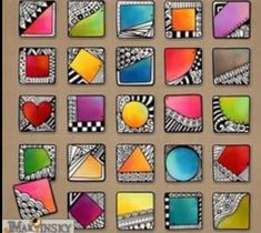 an image of some colorful squares on a computer screen