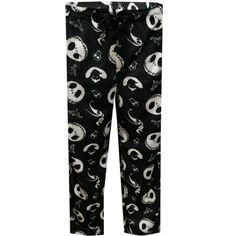 Creepy fun! These lounge pants for men feature Jack Skellington from Disney's The Nightmare Before Christmas film. These plush pajama pants are machine washable with an open fly and covered elastic waistband with drawstring tie and two pockets. Size: 2XL.  Color: Black.  Gender: male.  Age Group: adult. Goth Sleepwear, Mens Pyjama Bottoms, Plush Pajama Pants, Christmas Films, Christmas Jack Skellington, Boo Basket, Nightmare Before Christmas Jack, Pj Pants, The Nightmare Before Christmas