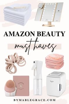 Amazon Beauty Must-Haves 2024 Must Haves, Best Beauty Products 2023, Aesthetic Beauty Products, That Girl Must Haves, Amazon Must Haves, Star Night Light