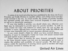 an advertisement for the united air lines showing what it is like to be in flight