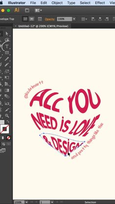 the screen shot of adobe's web page with an image of a heart that says ace you need is now design