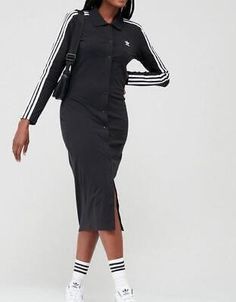 Find ideas๏ฟฝand inspiration for ADIDAS ORIGINALS 3 STRIPES CARDIGAN DRESS BNWT UK 14,16,18 LAST 3 SALE!, Womens Dresses Adidas Dress Outfits, Addidas Dress, Adidas Outfit Women Fashion, Adidas Outfit Women, Adidas Dress, Cardigan Dress, Adidas Outfit, Shopping Ideas, Striped Cardigan