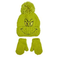 Step into the whimsical world of Dr. Seuss with our Toddler Grinch Beanie and Glove Set! Whether your little mischief-maker is headed out to play in the snow or joining in on holiday festivities, this set is sure to be a hit. It's not just a winter accessory; it's a delightful nod to a timeless tale that sparks joy in hearts young and old. Size: One Size.  Color: Red.  Gender: unisex. Grinch Beanie, Grinch Characters, Toddler Beanie, Baby Backpack, Sparks Joy, The Grinch, On Holiday, Girl Backpacks, Dr Seuss