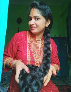 braids to make long hair shorter Two Braids Men, 2 Goddess Braids, Two Braids Style, Goddess Braid Styles, Indian Long Hair Braid, Braids For Boys, Single Braid, Long Hair Pictures, Simple Wedding Hairstyles