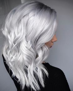 Icy Silver Hair, Slate Grey Hair, Grey Hair Ideas, Scandi Hair, Platinum Blonde Hairstyles, Grey Hair Long, Hairstyle Cornrows, Icy Blonde Hair Color, Ice Hair