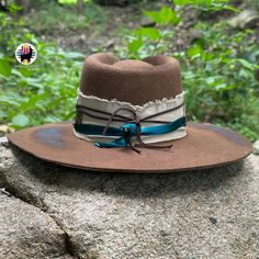 ITEM DESCRIPTION Indian Creations brings the adventure to you with its water-repellent, wool-felt, unisex outback hat. Your next week-long camping trip is sure to offer plenty of opportunity for you to show off the new fashionista in you. These hats are the perfect complement to your outfit. Our hats are proudly handcrafted by Indigenous hands.   HOW TO MEASURE HEAD SIZE? To measure your head circumference for hat sizing, use a flexible measuring tape or string, wrap it around your head above yo Decorative Hats, Cowboy Hat Design, Outback Hat, Handmade Hats, Chapeau Cowboy, Hat Design, Handmade Hat, Camping Trip, Measuring Tape