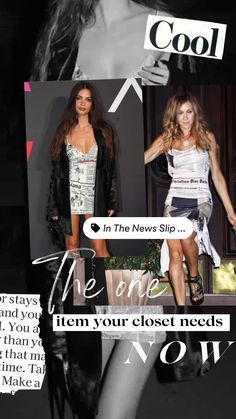 the collage shows two models in different outfits