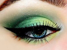 GREEN WITH ENVY Trio-  Get This Look! All Natural, Vegan Eyeshadow and Eyeliner Makeup. Cruelty Free Cosmetics. Funky Eyeshadow, Poison Ivy Makeup, Poison Ivy Costume, Eyeshadow And Eyeliner, 1990 Style, Ivy Costume, Tree Costume, Sunset Makeup, Witch Makeup