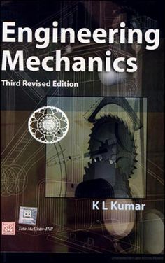 the book cover for engineering mechanics