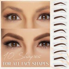 Eyebrow Stencils, Eye Brow Stamp Kit