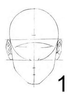 how to draw an anime head step by step