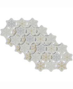 an image of snowflakes on white paper