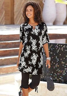 Women's Clothing: Resort Wear & Beachwear Attire for Women Wide Sleeve Dress, Knitting Dress, Chic Maxi Dresses, Printed Tunic Dress, Vintage Short, Vintage Shorts, Wide Sleeves, Plus Size Casual, Trendy Dresses