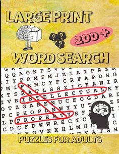 the large print word search puzzle for adults