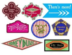 there are many different types of badges on this page, including one for the store