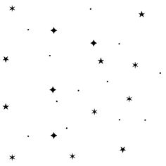 black and white image of stars in the sky