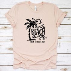 Our shirts are handmade in Ohio by hand with love and care one at a time.We hope you will find a shirt that will inspire you or someone else.DESCRIPTION:This cute the beach is calling and I must go women's shirt is a must. We use a high-quality unisex t-shirt that is insanely soft. In fact, it will be one of the softest, best fitting, most comfortable shirts you’ve ever owned.CLICK BELOW 👇👇👇👇👇👇👇https://www.etsy.com/shop/WalnutRidgeCoDETAILS:- This is for 1 graphic shirt.- Available in siz Ohio State Shirts, The Beach Is Calling, Beach Is Calling, Comfortable Shirts, Summer Tshirt, Beach Stuff, Woman Outfit, Single Shirt, Workout Fits