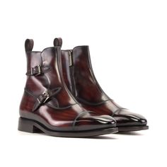 Xzon Octavian Patina Boots - Premium Men Dress Boots from Que Shebley - Shop now at Que Shebley Plus Size Boots, Buckle Boot, Brown Leather Coat, Grey Leather Jacket, Jodhpur Boots, Wedding Boots, Boot Straps, Elevated Style, Fine Print