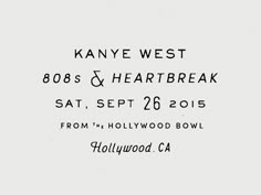 an advertisement for the hollywood bowl