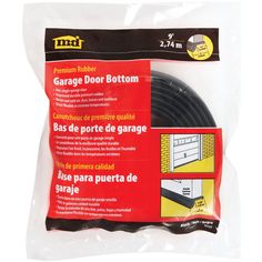 a package of garage door bottom seal