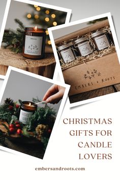 three christmas gifts for candle lovers