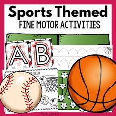 sports themed fine motor activities for kids