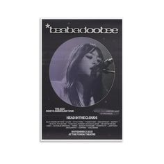 the poster for rada doootae's concert at the roxy theatre in new york