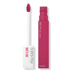 SuperStay Matte Ink Lip Color - SUPER STAY MATTE INK PATHFINDERBenefitsSmooth matte finish lasts all dayFeatures a unique arrow tip that provides a precise applicationAvailable in a range of rich, saturated shades - SuperStay Matte Ink Lip Color Maybelline Matte Ink, Lipstick Remover, Lipstick Maybelline, Maybelline Superstay Matte Ink, Maybelline Cosmetics, Fashion Infographic, Maybelline Superstay, Maybelline Super Stay, Upper Lip