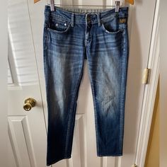 Reposhing This Item I Purchased From @T_neddo. Too Small, Never Worn After Receiving Questions? Leave A Comment Below! Jeans G Star, Star Jeans, G Star Raw, Mid Rise Jeans, Leave A Comment, Mid Rise, Straight Leg, Color Blue, Women Jeans