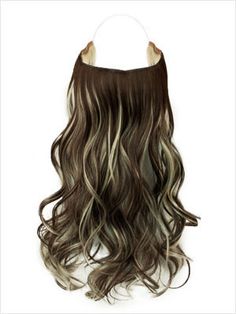 18" Curly Heat-Friendly Flip-In Extension (100g) #Med Brown & Blonde (F6/613) Fusion Extensions, Brown Blonde, Tape In Hair Extensions, Brown To Blonde, Diy Hair, Great Hair, Hair Extension