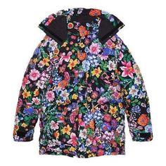 Gucci x The North Face Floral Print Down Jacket 'Purple' 648858-XAABX-1037 Gucci North Face Collab, Gucci Black Spring Outerwear, Gucci Hooded Winter Outerwear, Gucci Hooded Outerwear For Fall, Gucci Multicolor Fall Outerwear, Gucci Multicolor Outerwear For Fall, Gucci Spring Long Sleeve Outerwear, Gucci Long Sleeve Spring Outerwear, Purple Floral Print Long Sleeve Outerwear