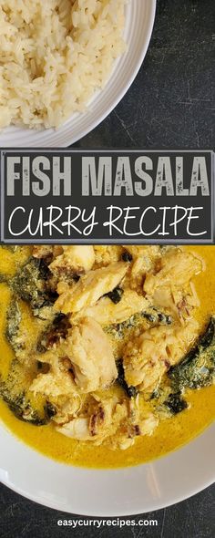 Fish Masala Curry with spinach