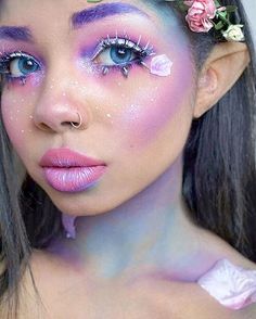 See this Instagram photo by @succubxbe • 565 likes Fete Emo, Makeup Clown, Halloweenský Makeup, Halloween Instagram, Unicorn Makeup, Pretty Halloween