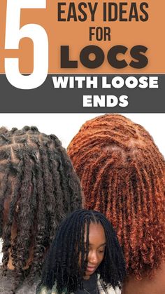 5 Easy Ideas for Locs with Loose Ends: Tips for Beginners Locs With Curled Ends, Goddess Locs Natural Hair, Parting Patterns For Locs, Type Of Locs For Black Women, Starter Loc Ideas, Locs On Naturally Curly Hair, Locs With Curly Ends Styles, Curly Ends Locs Black Women, Loc Styles Curly Ends