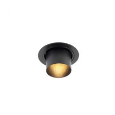 an outdoor light that is black and gold