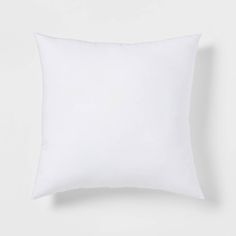 a white pillow on a white background