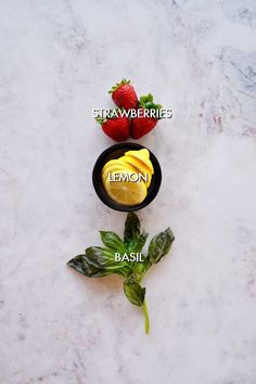 three different types of fruit are shown in this photo