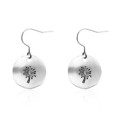 PRICES MAY VARY. 【UNIQUE DESIGN】 Dainty unique dandelion flower titanium dangle earrings not only remain the beauty but also added a touch of delicate and lovely feel. Suitable for all Women and perfect as everyday earrings 【LIGHWEIGHT AND HYPOALLERGENIC】 Many women are allergic to metals found in jewelry, especially Nickel. The earring hooks are made of the pure titanium, Nickel-free and Lead-free, which can reduce allergic reactions, so you don’t have to worry about itchy, swollen, or red earl Famous Jewelry Designers, Flower Circle, Titanium Jewelry, Dandelion Flower, Titanium Earrings, Hypoallergenic Jewelry, Jewelry Care Instructions, Sensitive Ears, Everyday Earrings