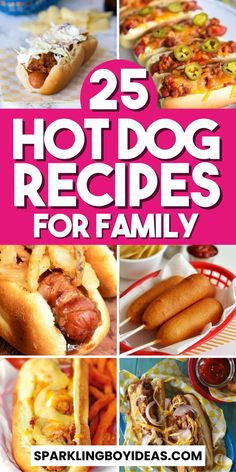 Hot dog recipes to savor! Explore gourmet hot dogs, loaded hot dogs, and spicy hot dogs are perfect for your next BBQ. Try our homemade hot dog buns and creative hot dog toppings bar for a fun twist. Check out our healthy hot dog ideas and vegan hot dog ideas. Dive into hot dog party ideas, hot dog appetizers, and hot dog and beer pairings. From campfire hot dogs to international hot dog styles, discover new ways to enjoy this classic treat. So make sure to try these summer hot dogs. Dishes With Hot Dogs, Chicago Hot Dog Recipe, Fun Hot Dog Recipes, Hot Dog Party Ideas, Hot Dog Chili Recipes, Hot Dog Toppings Ideas, Hot Dog Dinner Ideas, Hot Dog Toppings Bar, Recipes With Hot Dogs