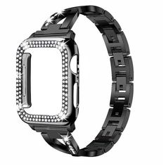 Made of high quality, durable, fade-resistant, nickel-free steel. This metal watch band does not fade, rust or discolor! This cool watch band is available in all Apple watch face sizes 38mm, 40mm, 42mm, 44mm. The actual band fits wrist sizes up to 7.8" (20cm)" with removable links so you can adjust it to your preference! Available in colors: Vintage Gold, Silver, Rose Pink, and Black USA order Shipping: USPS ground averages 1-2 business weeks after processing. Our current processing time for App Apple Watch Wristbands, Apple Watch Face, Watch Diamond, Apple Watch 3, Apple Watch Sizes, Apple Watch 42mm, Diamond Bling, Bracelet Apple Watch, New Apple Watch