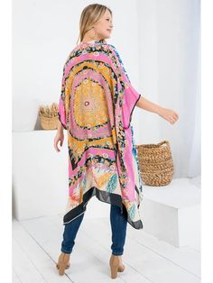 Experience the epitome of casual elegance with our Bohemian Floral Patch Print Kimono. Made from 100% viscose, it provides a soft, comfortable feel, perfect for resort or vacation wear. The missy fit suits a variety of body types, while the floral patch print adds a whimsical touch. Whether you're lounging poolside or exploring a new city, this kimono ensures you do it in style. 100% Viscose Floral Patches, Vacation Wear, Print Kimonos, Bohemian Floral, Fitted Suit, Top Graphic Tees, New City, Casual Elegance, Dress Romper