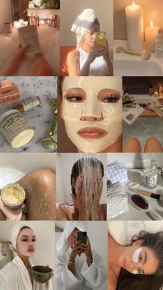 Skincare Aesthetic Wallpaper, Desired Face Ideas, Slay Aesthetic, Collage Of Photos, Photographie Indie, Selfcare Skincare, Skincare Aesthetic, Pretty Skin Care, Beauty Goals