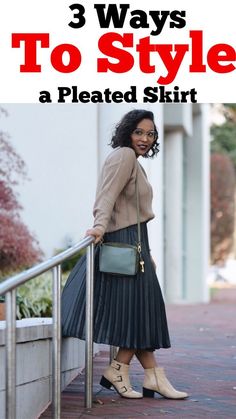 Gray Pleated Skirt Outfit Winter, Tops For Pleated Skirts, Pleated Skirt Midsize, Pleated Skirt Outfit Formal, Black Pleated Skirt Outfit Winter, Pleated Skirt Outfit Winter, Pleated Skirt Outfit Plus Size, Pleated Skirt Outfit Fall, Pleated Skirt Outfit Casual