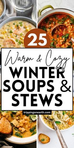 25 Warm And Cozy Winter Soups And Stews Soups Winter, Spaghetti Squash Soup, Shrimp And Corn Soup, Winter Stew, Cozy Soups, Comforting Meals