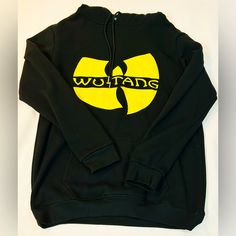 Wutang Hoodie Nwot Adult Xl Has Very Soft Lining Both Inside Hood And All Throughout The Whole Inside Sleeves N Sweatshirt. Never Worn And New Without Tags Wu Tang Clan, Wu Tang, Band Merch, Black N Yellow, The Whole, Pullover Hoodie, Mens Shirts, Man Shop, Sweatshirts Hoodie