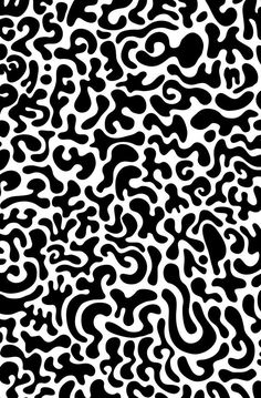 an abstract black and white pattern