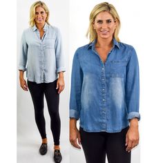 The most versatile button up chambray denim shirt. Featuring snap button closure, two front pockets with a basic collar that can be styled in so many different ways. Chambray Denim Shirt, Affordable Shirts, Denim Shirt, Chambray, Lifestyle Blog, Streetwear Fashion, Button Up